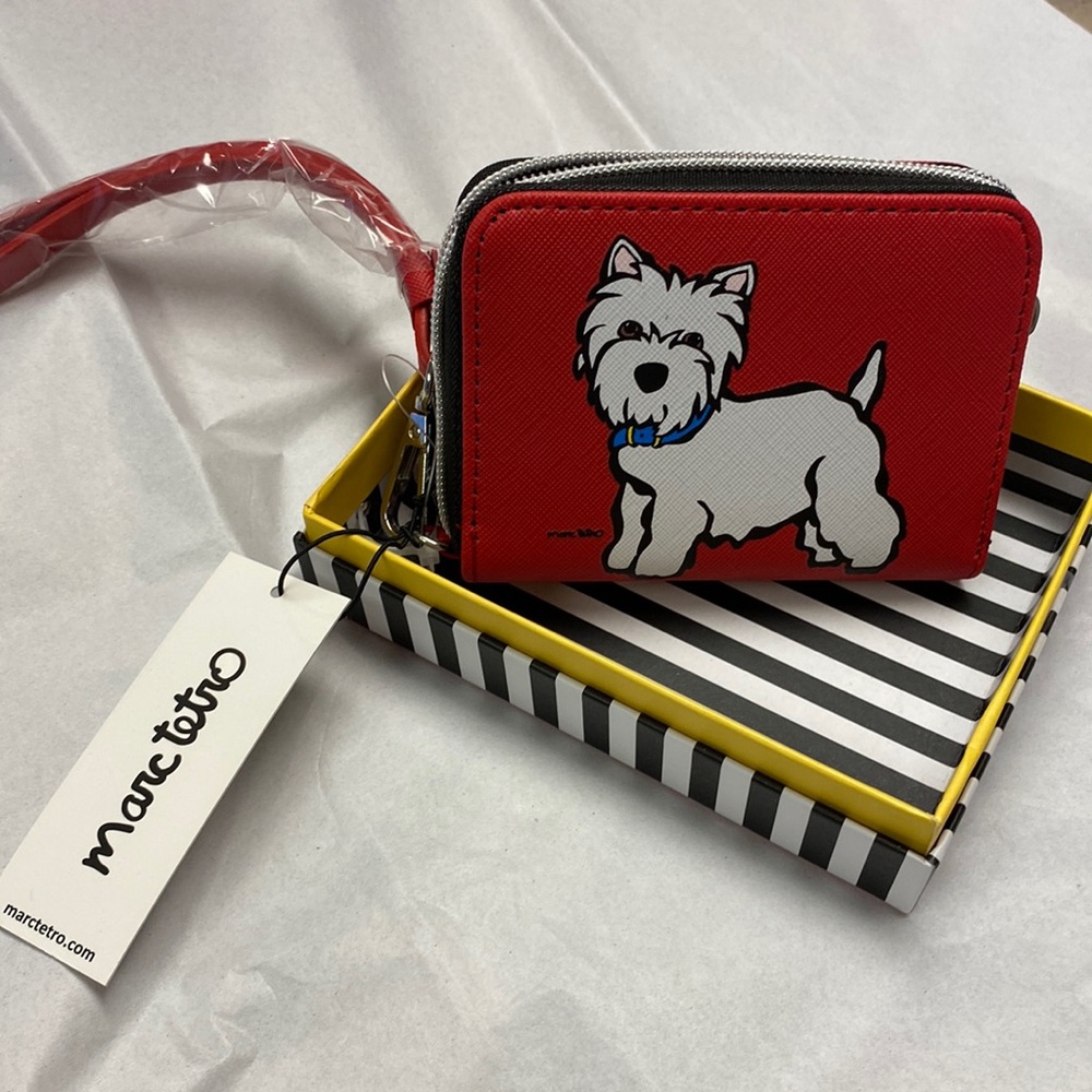 Marc Tetro Westie Red Wallet